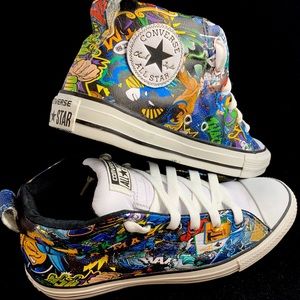 One-of-a-kind HYDROGRAPHIC design Chuck Taylor’s